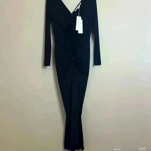 Veronica Beard Gilbert Navy Jersey Midi Dress NWT - Picture 2 of 12